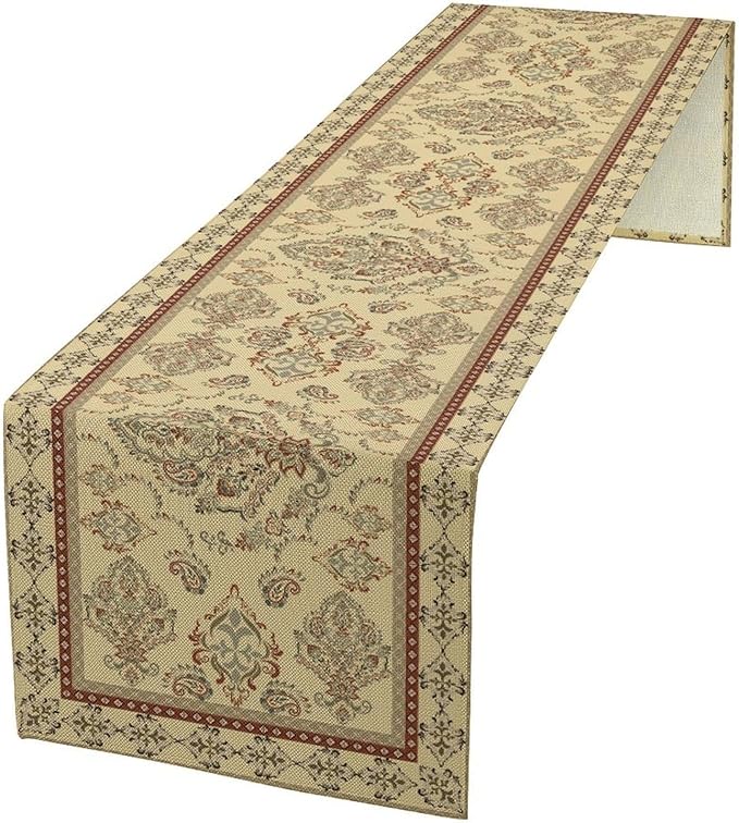 Vintage Farmhouse Flower Table Runner Boho Elegant Home Kitchen Table Dining by Unknown