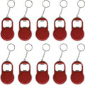 Bottle Opener & LED Keychains Set of 10, Bulk Pack by DISCOUNTPROMOS