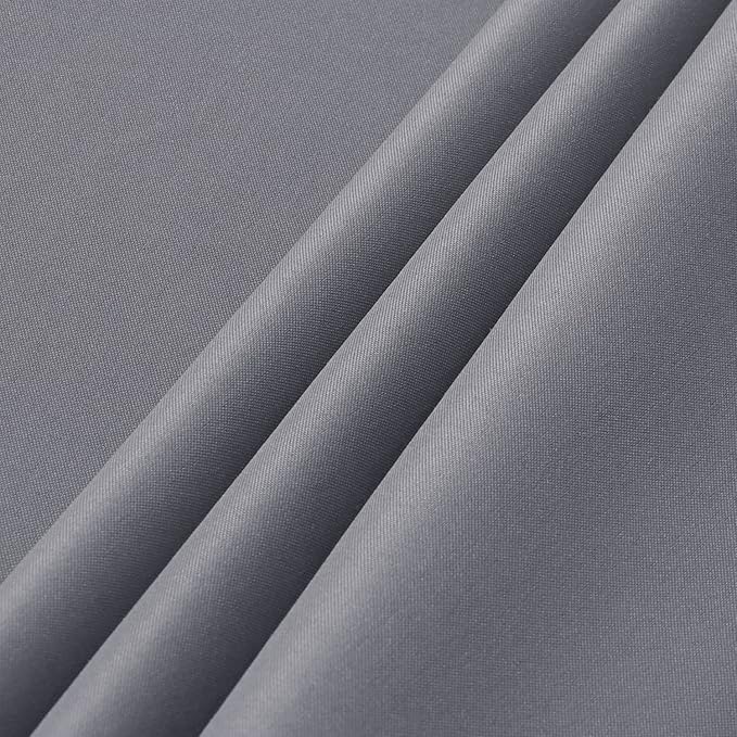 sancua 2 Pack Light Grey Tablecloth 60 x 84 Inch, Rectangle 4 Feet Table Cloth - Image 6