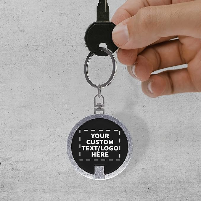DISCOUNT PROMOS 50 Round LED Keychains - Image 7