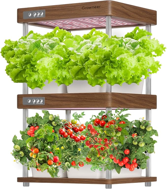 GROWNEER HydroEasy1.0 Hydroponics Growing System Kit, Beginner-Friendly Indoor by GROWNEER