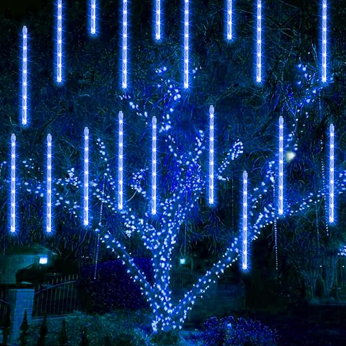 Dazzle Bright 1728 LED Christmas Light, Meteor Shower Rain Lights 11.8 Inch 48 - Image 2
