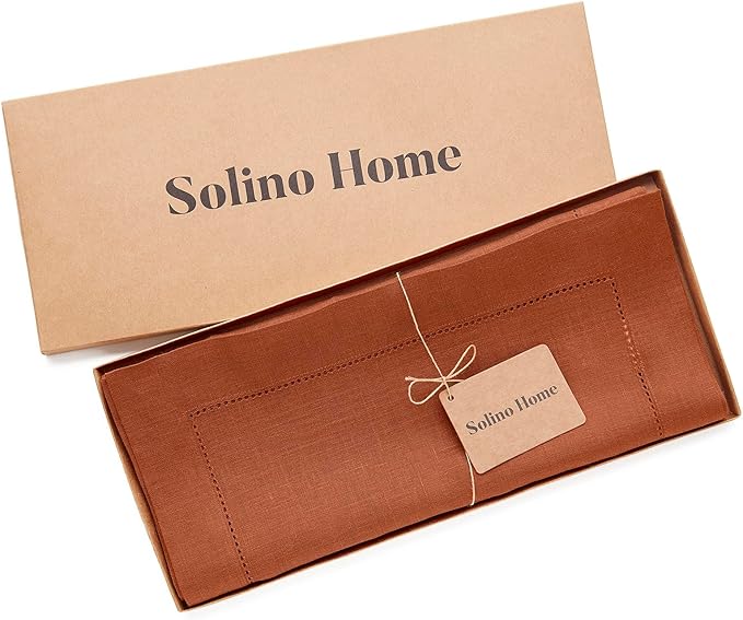 Solino Home Linen Hemstitch Table Runner 36 Inches - Image 6