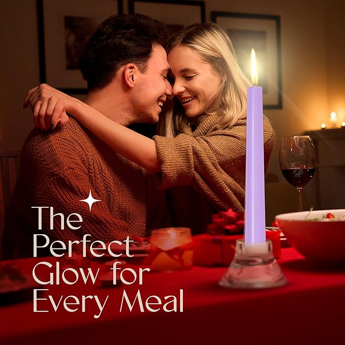 Leor & Lair Light Purple Candlesticks - Image 4