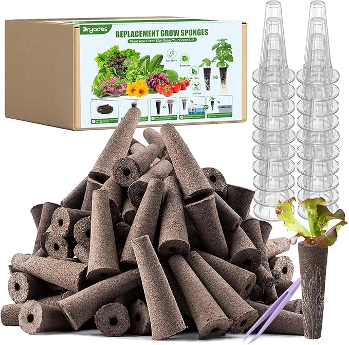 101 Pcs Hydroponic Pod Kit for Aero Garden by Dryades
