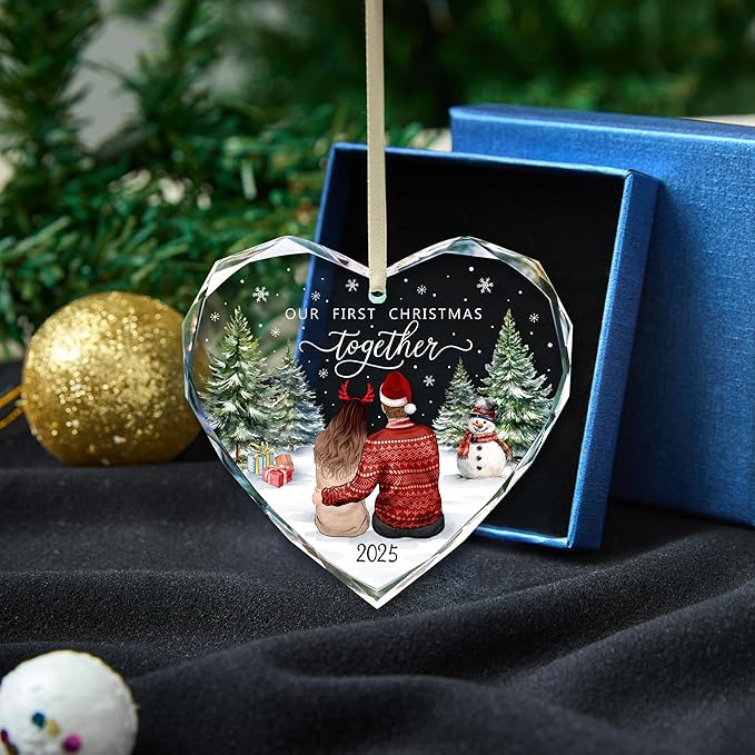 First Christmas Together Ornament 2025, Our Christmas Ornaments 2025 Gifts - Image 5