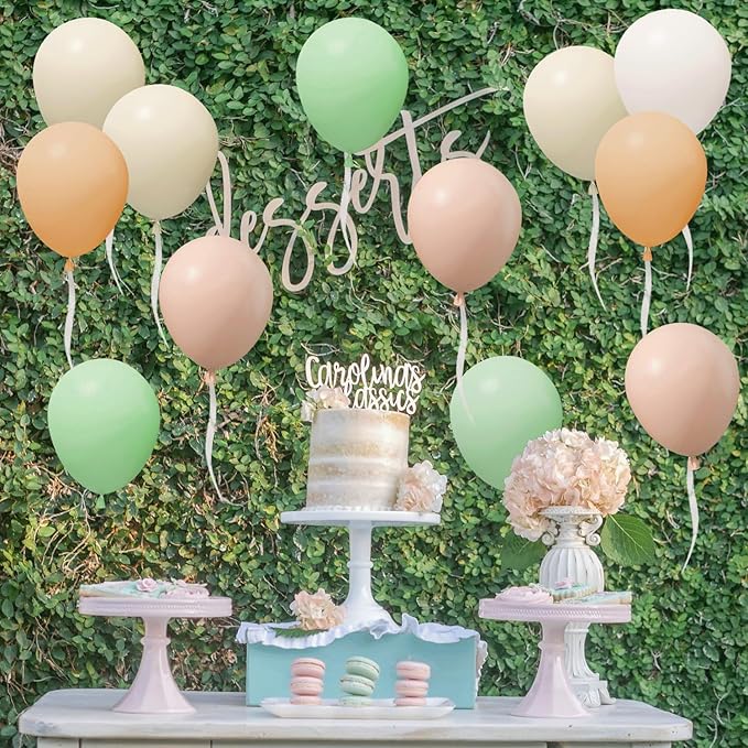 Pink and Dusty Green Balloons, - Image 3