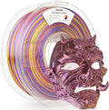 AMOLEN Silk PLA 3D Printer Filament, Shiny Multicolor Rainbow PLA Filament by AMOLEN
