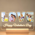 Custom Picture Frames with Photo, Personalized LOVE Photo Frame with Night Light by Jkolalin
