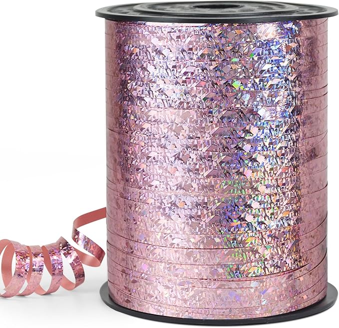 Pink Curling Ribbon by VISPAD