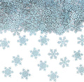 200PC Blue Glitter Snowflake Confetti Winter Wonderland Table Decorations by Vofrise
