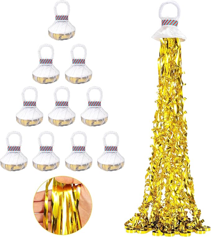 Confetti Poppers, Plastic No Mess Streamers, Party Poppers by Unknown
