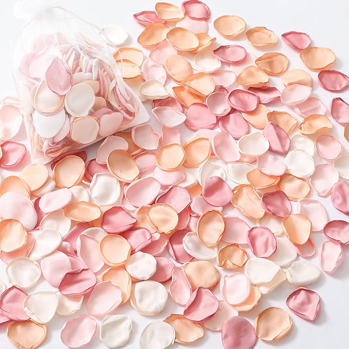 Serwalin 300Pcs Silk Rose Petals Artificial Flower Petals by Serwalin