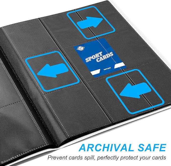 Card Binder 9 Pocket, Collectible Trading Card Album - Image 3