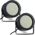 2 Pcs Bright White Strobe Light 88 LEDs Flash Party Lighting Speed and Sound by Funtery