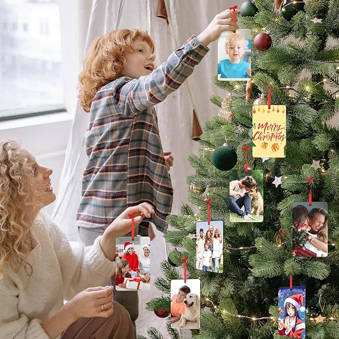 Personalized Christmas Ornaments 2025 Double-Sided Custom Photo Picture Text - Image 5