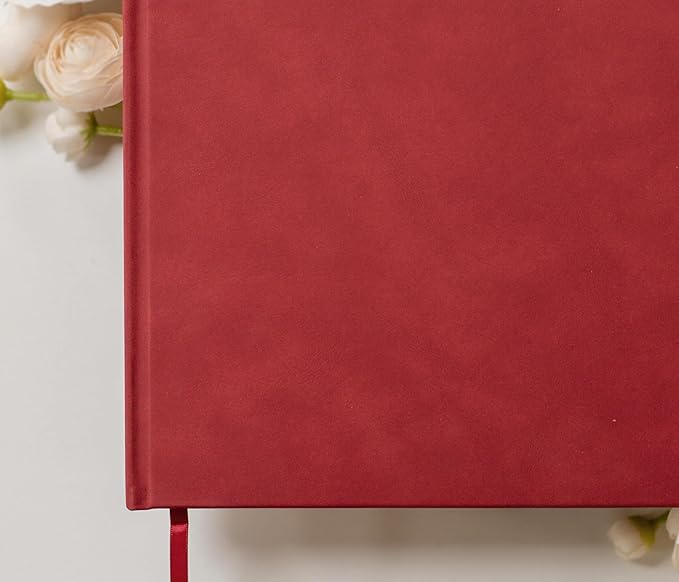 MUUJEE Personalized Guestbook in Red - Image 4