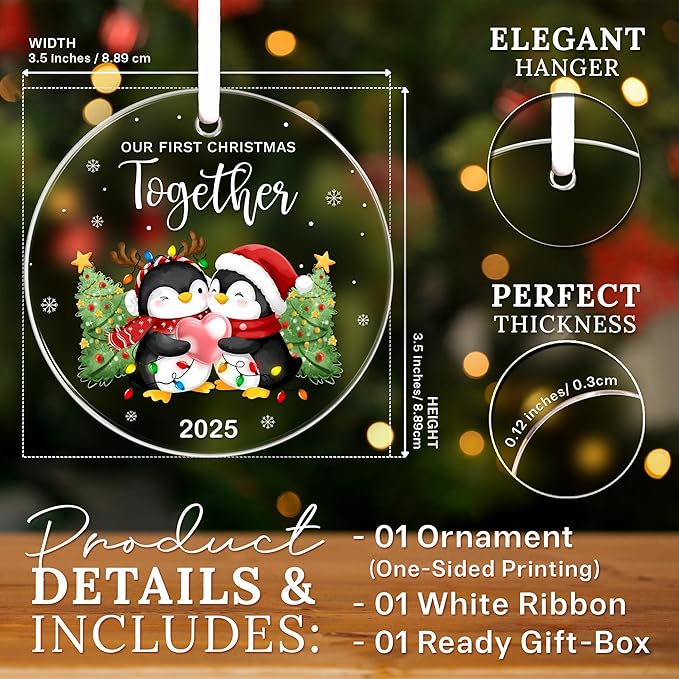 HEXMOZ First Christmas Together Ornament 2025 - Image 4