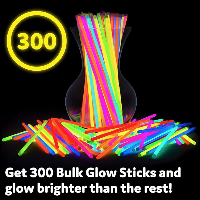 PartySticks Ultra Bright Glow Sticks Bulk Party Supplies 200 Pack - Image 3