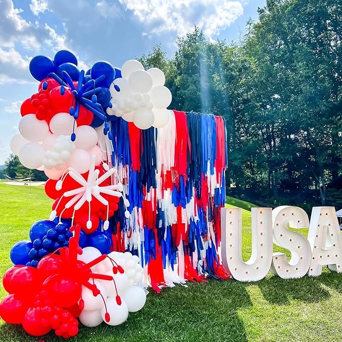 Red White Blue Balloons - Image 3
