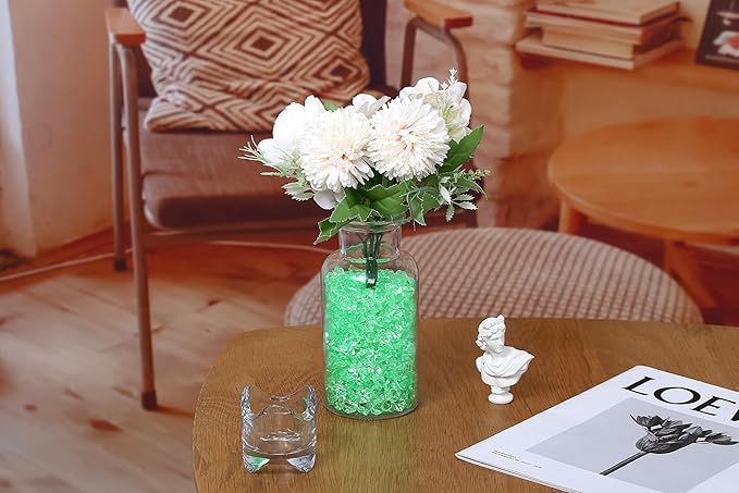 LAIDANLA 500PCS Green Acrylic Gems Vase Fillers - Image 2