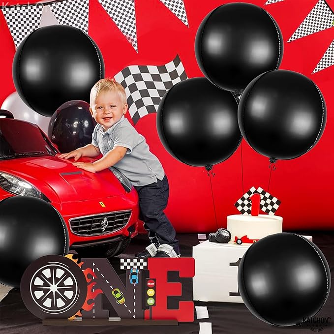 KatchOn, Big Matte Black Foil Balloons - Image 3