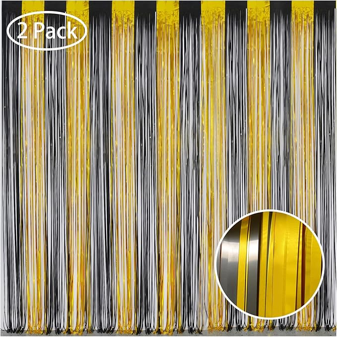 Melsan Foil Curtain Tinsel Backdrop by Melsan
