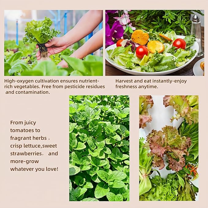 Hydroponics Growing System kit, Vertical hydroponic Garden ，Outdoor Indoor - Image 5