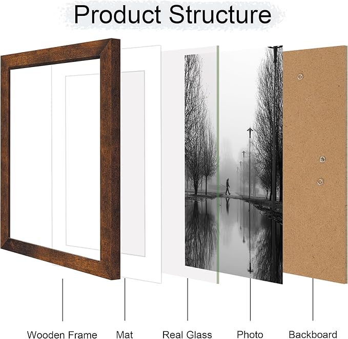 10x14 Picture Frame Set of 4 - Image 3