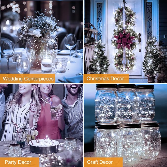 btfarm 30 Pack LED Fairy Lights Battery Operated Twinkle Lights, 7FT 20 LED - Image 3