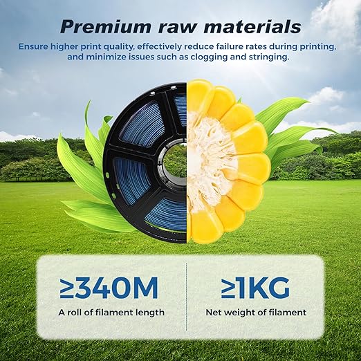 FLASHFORGE Rapid PLA Filament 1.75mm +/- 0.02mm Burnt Titanium & Nebula Purple - Image 6