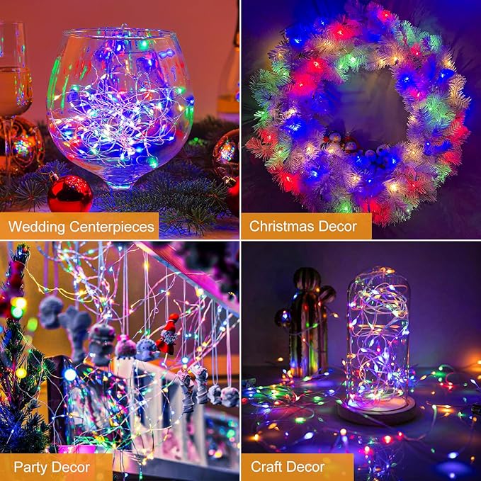 btfarm 18 Pack Fairy Lights Battery Operated, 7ft 20 Led Twinkle Lights String - Image 4