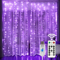 HOME LIGHTING Window Curtain String Lights, 300 LED 8 Lighting Modes Fairy by LJLNION