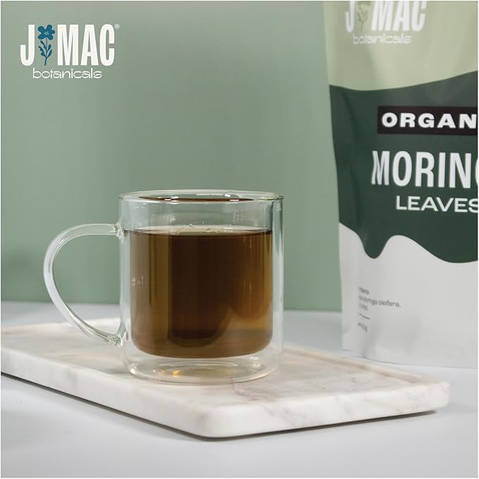 J MAC BOTANICALS Organic Moringa Leaves, malunggay leaf, Whole Green Moringa - Image 3