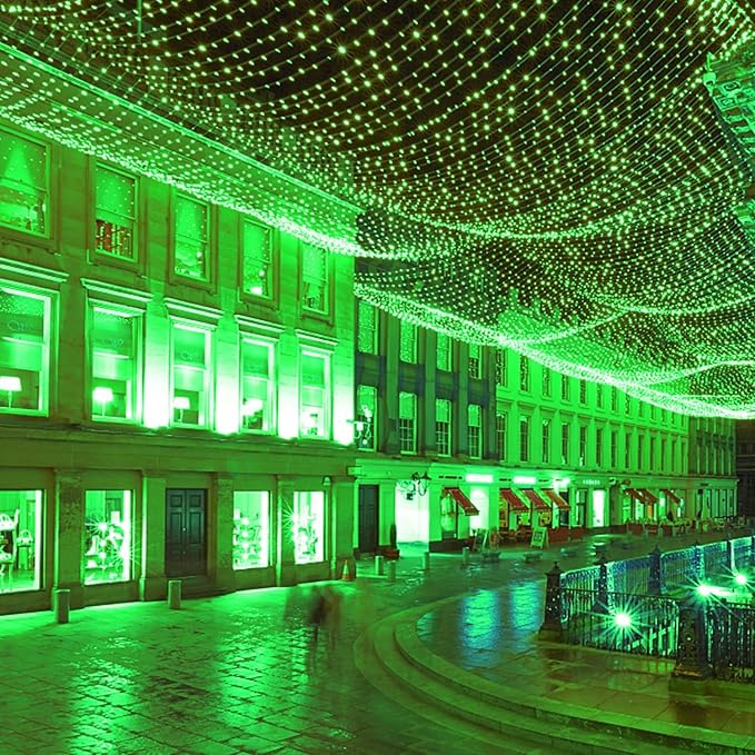 JMEXSUSS 250 LED Green Christmas String Lights Indoor, 91.5ft Connectable Green - Image 4