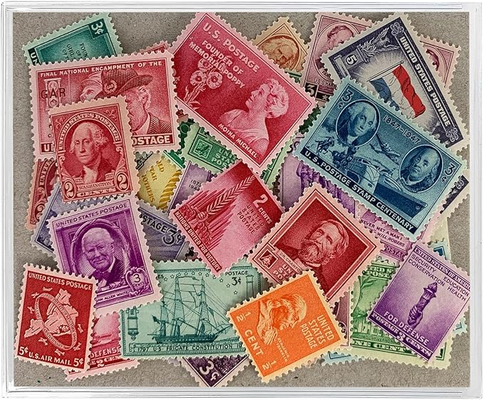 American Coin Treasures 40 U.S. Postage Stamps from The 1910's, Mint State - Image 2