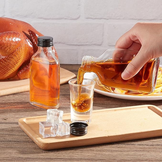 Patelai 48 Pcs Clear Glass Bottles - Image 5