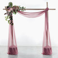 VDS Pack of 4 Panel Wedding Arch Draping Fabric Sheer Chiffon Fabric Drapery by VDS