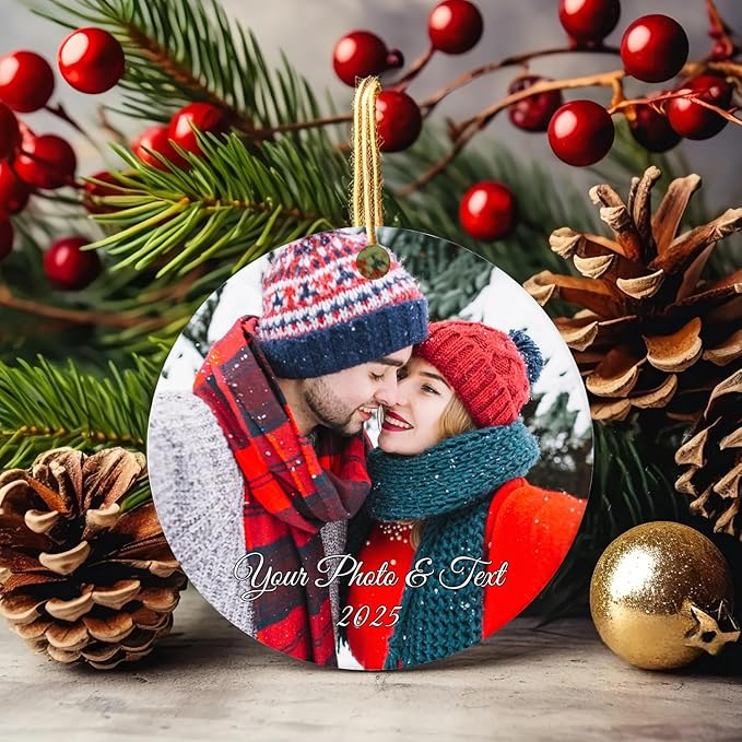 Personalized Christmas Ornaments Decor, Custom Xmas Ornaments - Image 4