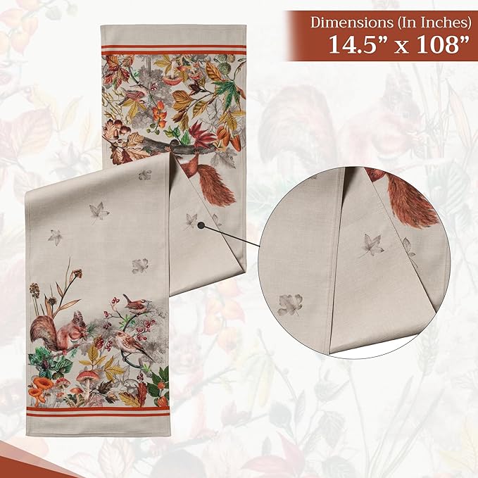 Maison d' Hermine Table Runner 100% Cotton Double Layer Table Runners 108 - Image 4