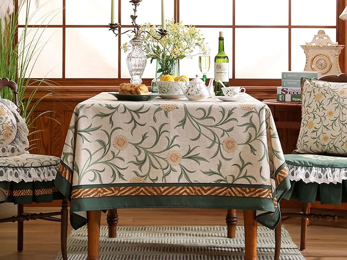 patdrea Designer French Linen Table Cloth - Image 3