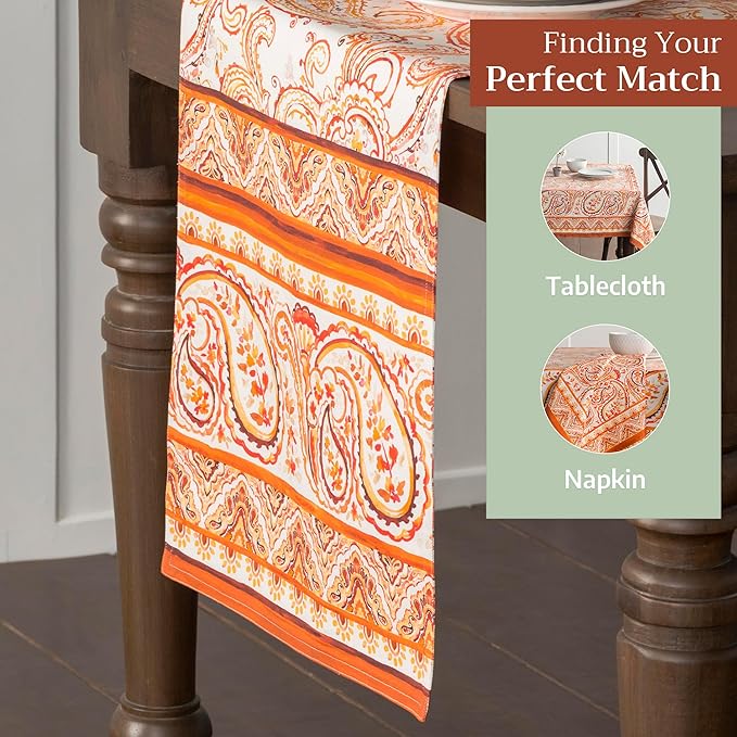Maison d' Hermine Table Runner 100% Cotton Double Layer Table Runners 72 inches - Image 5