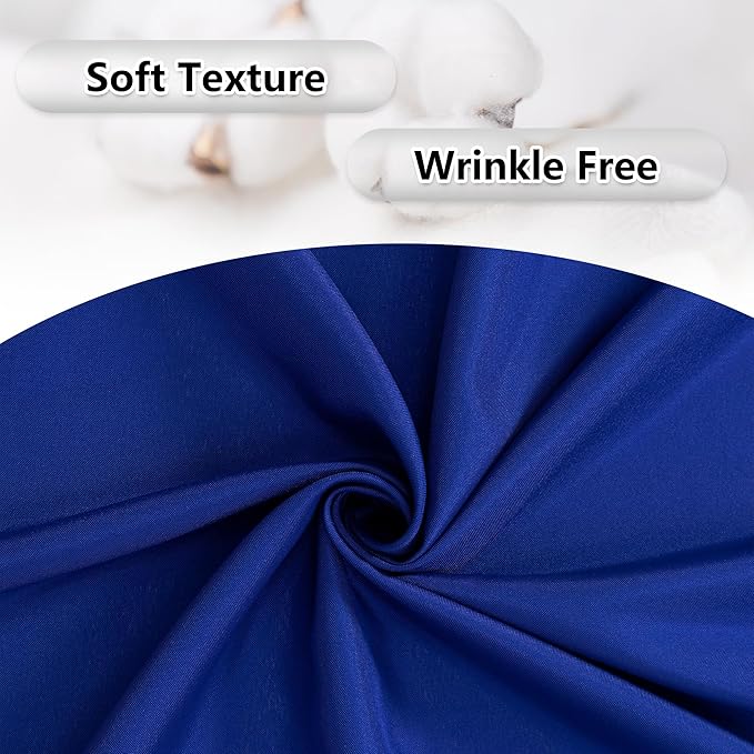 MEETSKY Royal Blue Backdrop Curtains - Image 7