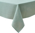 NLMUVW Sage Green Linen Tablecloth Rectangle 6ft, Rustic Textured Table Cloth by NLMUVW