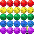 30Pcs 7" Mini Basketballs Balls Bulk, PVC Small Basketball by Oleitodh