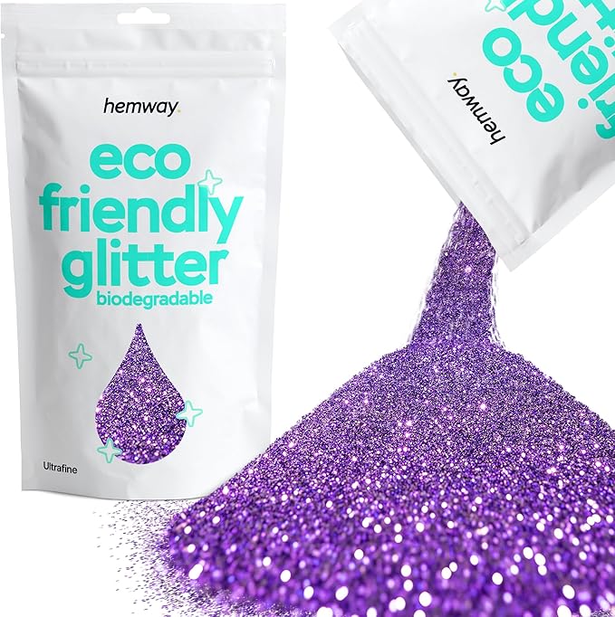 Hemway Eco Friendly Biodegradable Glitter 100g / 3.5oz Bio Cosmetic Safe by Hemway