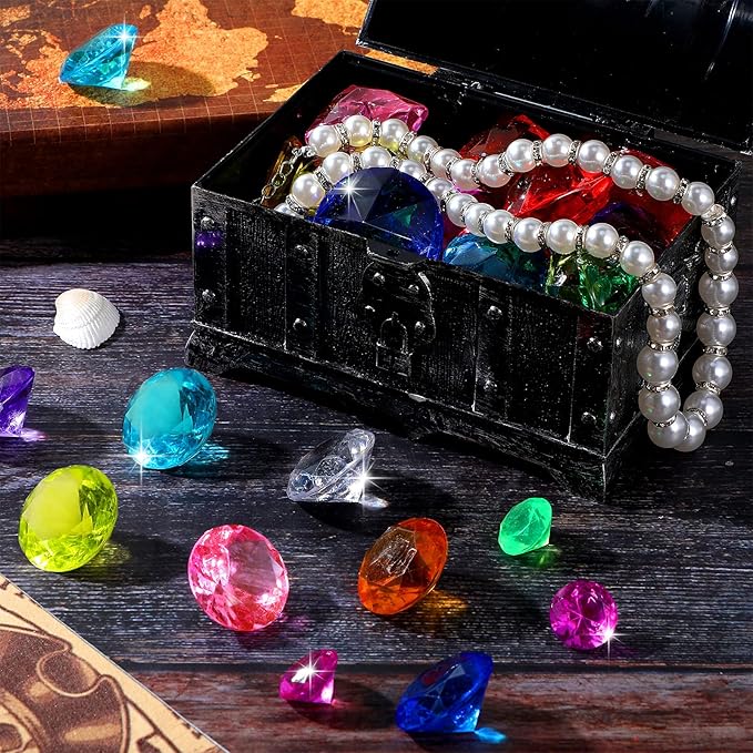 Hicarer 800 Pieces Diamond Decorations Acrylic Diamond Table Scatter Crystals - Image 6