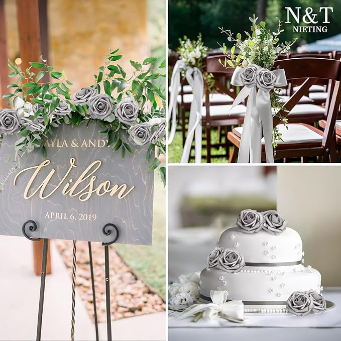 N&T NIETING Artificial Flowers, Fake Flowers Roses Perfect - Image 4