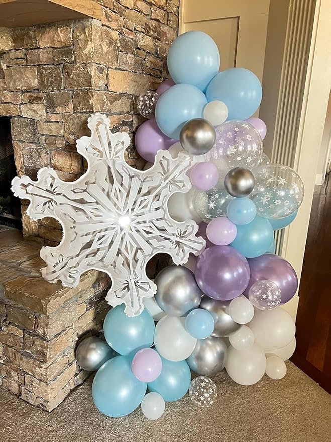 Blue Purple Silver Balloons - Image 4