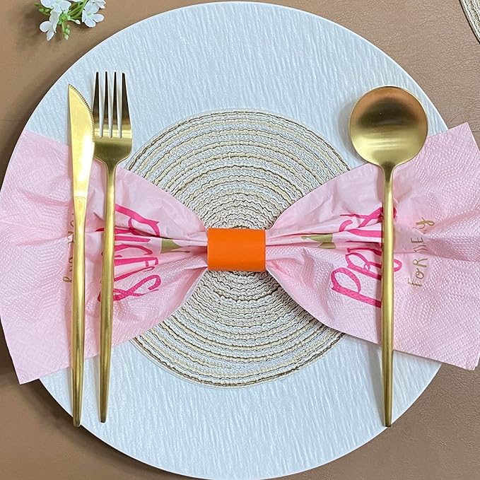 Germiwipe Paper Napkin Band Box of 500, Napkin Rings Self Adhesive - Image 3